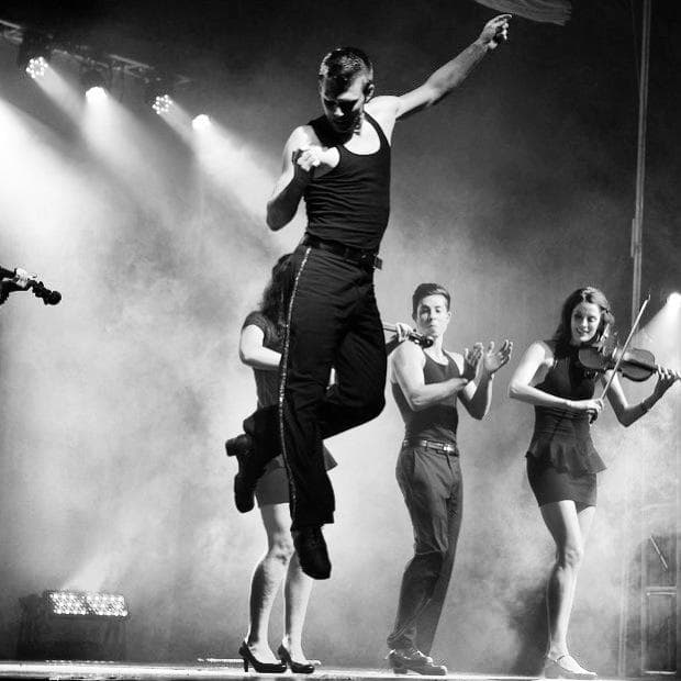 Irish dance performance moment